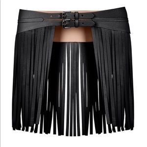 Fringe Contour Waist Belt BCBGMAXAZRIA